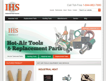 Tablet Screenshot of ihshotair.com